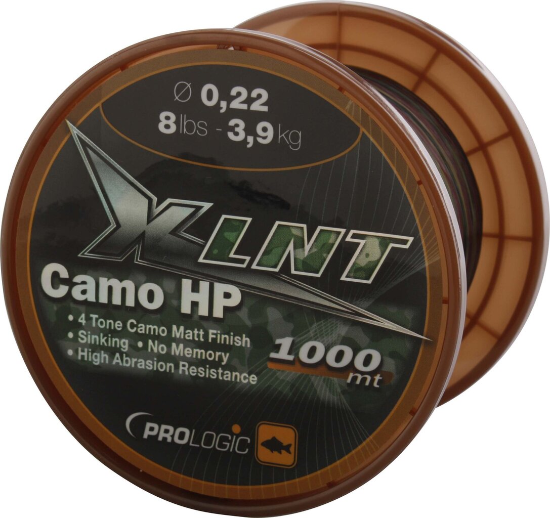 Prologic XLNT HP nöör karpkalapüügiks Camo, 0,33 mm, 1000 m hind ja info | Tamiilid | kaup24.ee