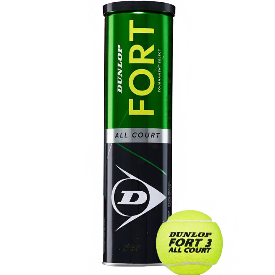 Tennisepallid Dunlop Fort All Court Tournament Select 4 tk hind ja info | Välitennise tooted | kaup24.ee