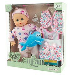Mänguasi beebi sinise delfiiniga Cufan hind ja info | Tüdrukute mänguasjad | kaup24.ee