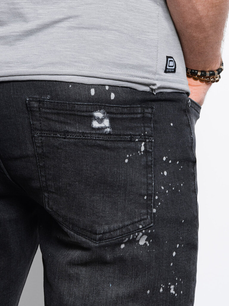 Meeste teksad Ombre P1065 must hind ja info | Meeste püksid | kaup24.ee