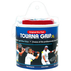 Обмотки для теннисной ракетки TOURNA GRIP XL, 30 шт., Синие (TOUR-30-XL) цена и информация | Товары для большого тенниса | kaup24.ee