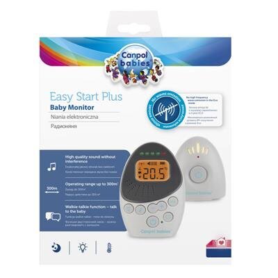 Kahesuunaline beebimonitor Canpol Babies, EasyStart Plus 77/101 цена и информация | Beebimonitorid | kaup24.ee