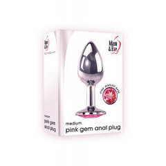 A&amp;e pink gem anal plug medium цена и информация | Анальные игрушки | kaup24.ee