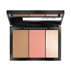 Näomodelleerimispalett IsaDora Face Sculptor 3-in-1 12 g, 12 Warm Peach цена и информация | Пудры, базы под макияж | kaup24.ee