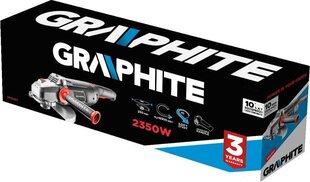 Электрическая угловая шлифовальная машина Graphite 2350W, (59G207) цена и информация | Шлифовальные машины | kaup24.ee