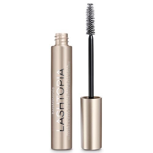 Ripsmetušš BareMinerals Lashtopia Mega Volume Mineral-Based, Black, 12 ml цена и информация | Ripsmetušid, lauvärvid, silmapliiatsid, seerumid | kaup24.ee