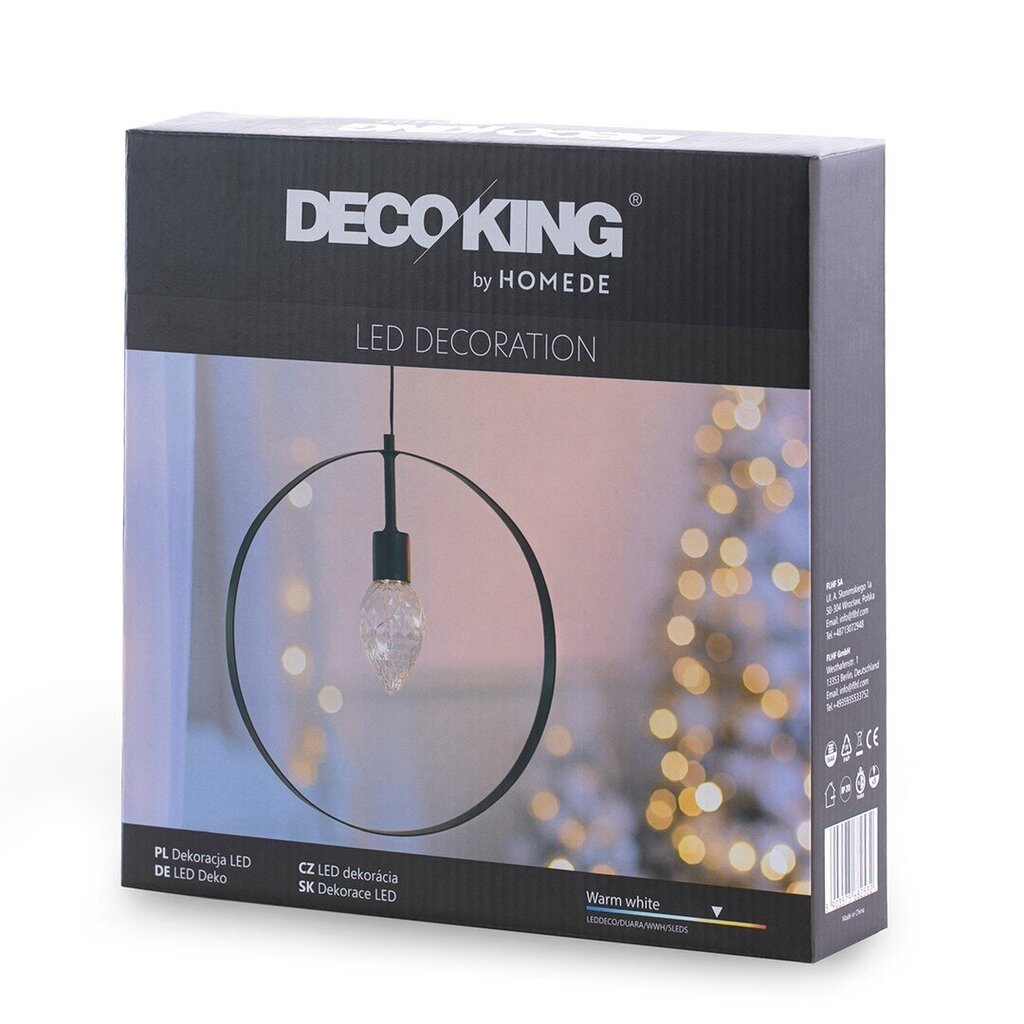 Dekoratiivne valgusti DecoKing Duara цена и информация | Jõulukaunistused | kaup24.ee