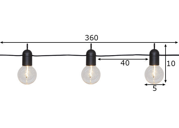 Vanik, 10 LED цена и информация | Jõulutuled | kaup24.ee