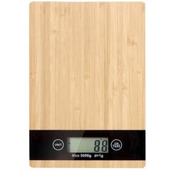 Elektrooniline bambusest köögikaal LCD 17099 hind ja info | Köögikaalud | kaup24.ee