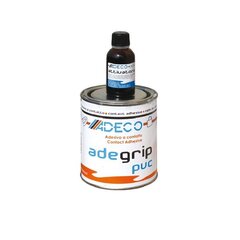 Двухкомпонентный клей ПВХ Adeco Adegrip 850 г + активатор 50 мл цена и информация | Дополнительные принадлежности для лодок и байдарок | kaup24.ee