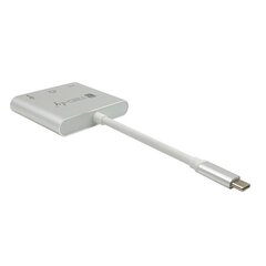 Techly, USB-C/HDMI/USB-A/USB-C PD цена и информация | Адаптеры и USB-hub | kaup24.ee