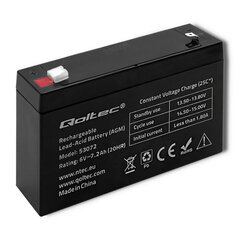 Qoltec 53072 AGM battery | 6V | 7.2 Ah цена и информация | Источники бесперебойного питания (UPS) | kaup24.ee