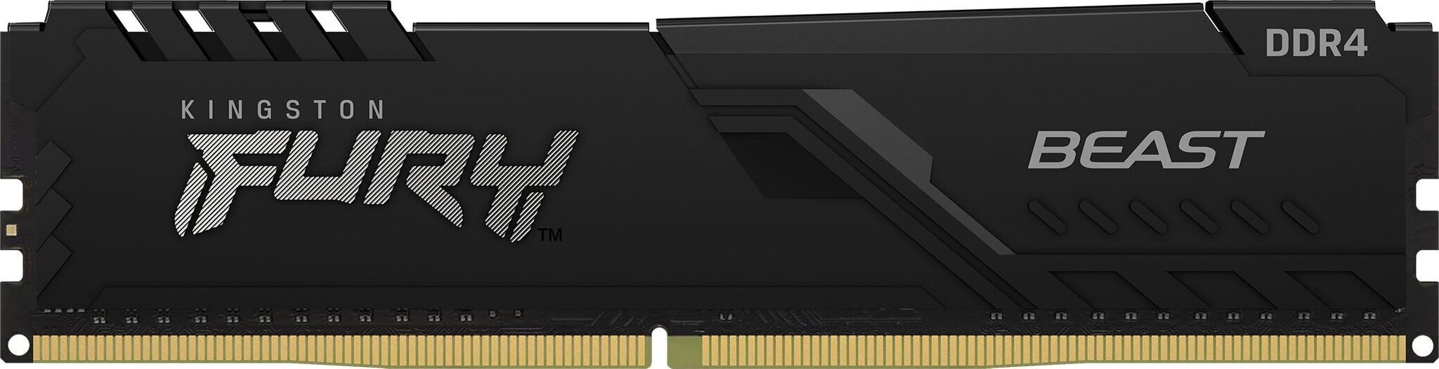 KINGSTON 128GB 3200MHz DDR4 CL16 DIMM (Kit of 4) FURY Beast Black KF432C16BBK4/128 цена и информация | Operatiivmälu (RAM) | kaup24.ee