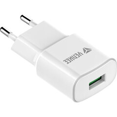 Quick Charge 3.0 Зарядное устройство YENKEE, USB-A, 18 Вт, QC 3.0 цена и информация | Зарядные устройства для телефонов | kaup24.ee