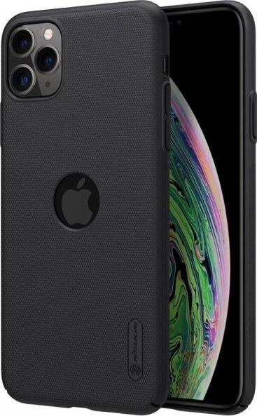 Nillkin Nillkin Super Frosted Shield - Etui Apple iPhone 11 Pro Max z logo väljalõikega (Black) hind ja info | Telefoni kaaned, ümbrised | kaup24.ee
