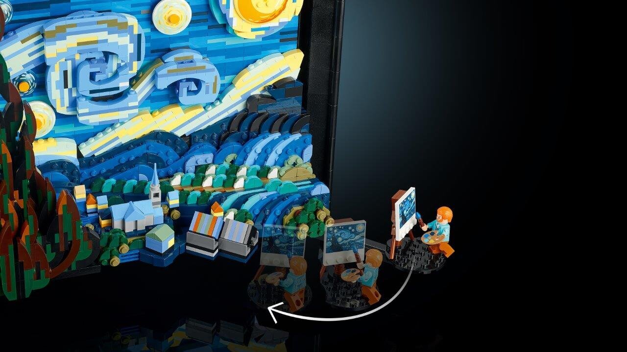 21333 LEGO® Ideas Vincent van Gogh - Tähtede öö цена и информация | Klotsid ja konstruktorid | kaup24.ee
