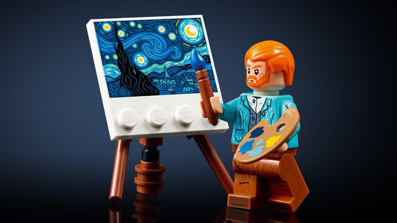 21333 LEGO® Ideas Vincent van Gogh - Tähtede öö цена и информация | Klotsid ja konstruktorid | kaup24.ee