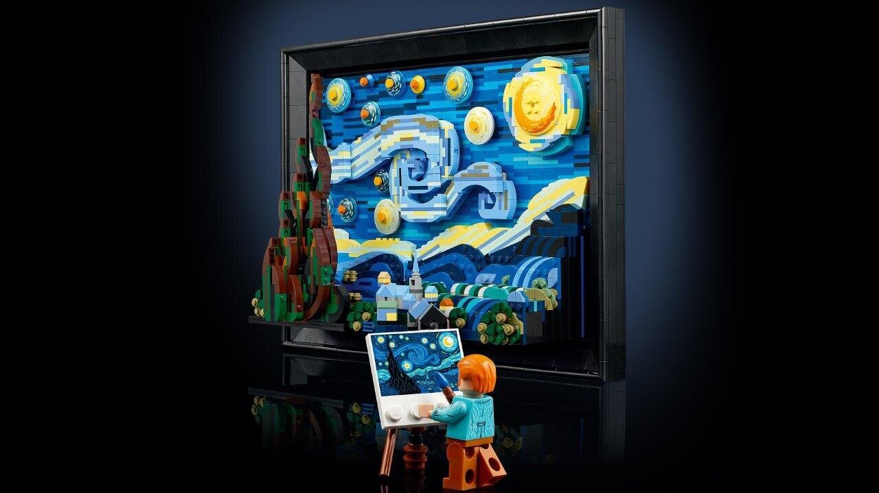 21333 LEGO® Ideas Vincent van Gogh - Tähtede öö hind ja info | Klotsid ja konstruktorid | kaup24.ee