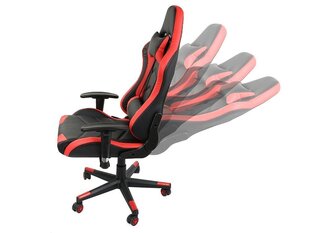 Игровое кресло, черно/красное цена и информация | Офисные кресла | kaup24.ee