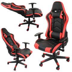 Игровое кресло, черно/красное цена и информация | Офисные кресла | kaup24.ee