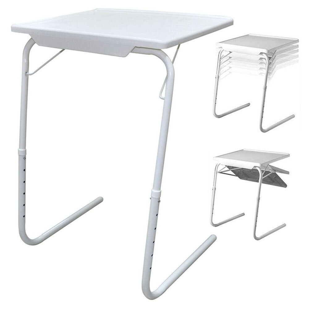 Kokkupandav multifunktsionaalne laud, 73x52x40 cm, valge hind ja info | Arvutilauad, kirjutuslauad | kaup24.ee