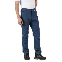 Мужские съемные брюки Regatta Leesville - синий цена и информация | Мужские брюки | kaup24.ee