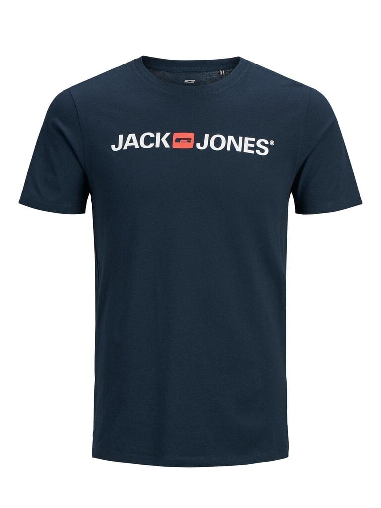 Jack & Jones laste T-särk 12212865*02, tumesinine 5715307758367 hind ja info | Poiste särgid | kaup24.ee