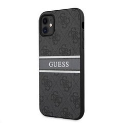 Guess Printed Stripe Case для iPhone 11, серый цена и информация | Чехлы для телефонов | kaup24.ee