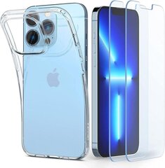 Набор кристаллов Spigen для iPhone13 Pro Max, прозрачный цена и информация | Чехлы для телефонов | kaup24.ee