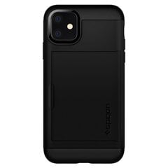 Spigen SPN801BLK, sobib iPhone 11, must hind ja info | Telefoni kaaned, ümbrised | kaup24.ee