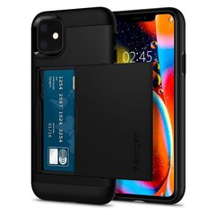 Spigen SPN801BLK, sobib iPhone 11, must цена и информация | Чехлы для телефонов | kaup24.ee