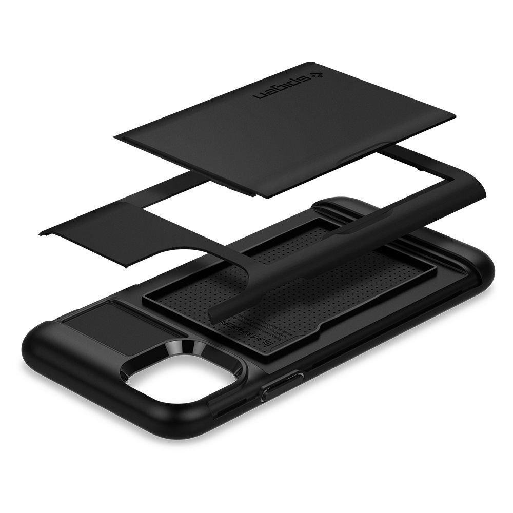 Spigen SPN801BLK, sobib iPhone 11, must hind ja info | Telefoni kaaned, ümbrised | kaup24.ee