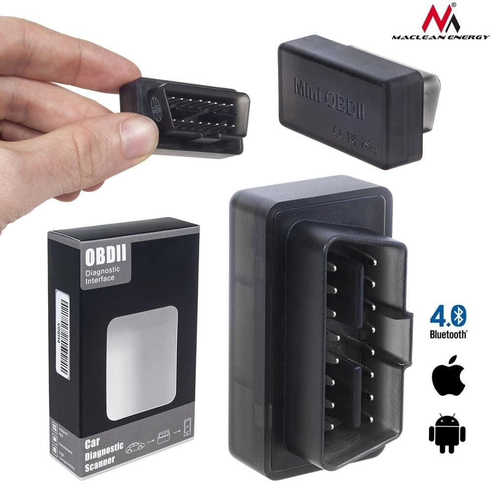 Maclean OBD2 MCE200, Bluetooth 4.0 цена и информация | USB jagajad, adapterid | kaup24.ee