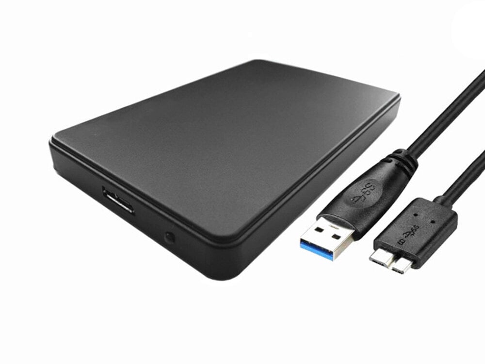 Kõvaketta korpus HDD 3,5" SATA, must hind ja info | Välised kõvakettad (SSD, HDD) | kaup24.ee