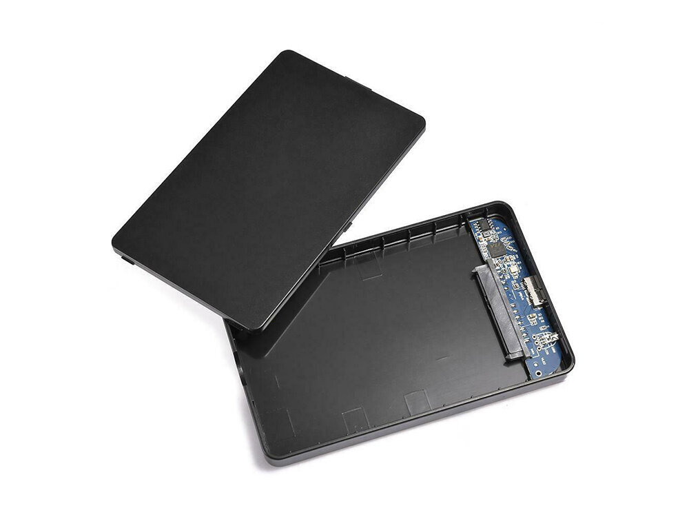 Kõvaketta korpus HDD 3,5" SATA, must hind ja info | Välised kõvakettad (SSD, HDD) | kaup24.ee