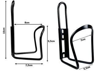 Велосипедный держатель для фляги/бутылки алюминиевый цена и информация | Фляги для велосипеда, флягодержатели | kaup24.ee