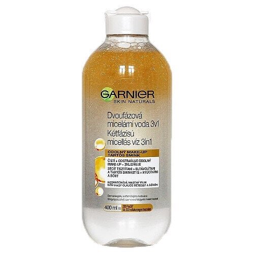 Garnier Kahefaasiline mitsellaarvesi Skin Naturals 400 ml цена и информация | Näopuhastusvahendid | kaup24.ee