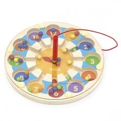 Деревянные магнитные часы - Viga цена и информация | Игрушки для малышей | kaup24.ee