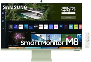 32" 4K Ultra HD monitor Samsung M8 Series S32BM80GUU цена и информация | Мониторы | kaup24.ee