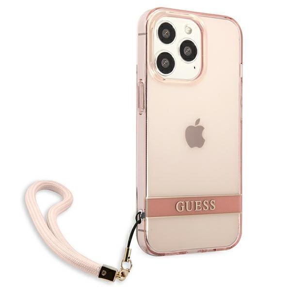 Guess GUHCP13LHTSGSP sobib Apple iPhone 13 Pro / 13 6.1", roosa hind ja info | Telefoni kaaned, ümbrised | kaup24.ee