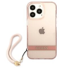 Guess GUHCP13LHTSGSP sobib Apple iPhone 13 Pro / 13 6.1", roosa цена и информация | Чехлы для телефонов | kaup24.ee