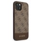 Guess GUHCP13MG4GLBR sobib Apple iPhone 13 6.1", pruun цена и информация | Telefoni kaaned, ümbrised | kaup24.ee