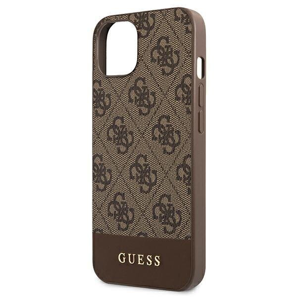 Guess GUHCP13MG4GLBR sobib Apple iPhone 13 6.1", pruun цена и информация | Telefoni kaaned, ümbrised | kaup24.ee