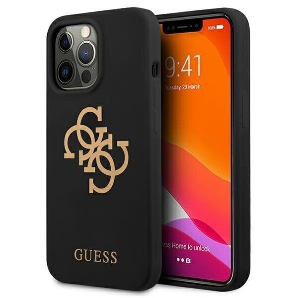 Guess GUHCP13LLS4GGBK sobib Apple iPhone 13 Pro / 13 6.1", must цена и информация | Telefoni kaaned, ümbrised | kaup24.ee