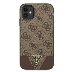 Guess GUHCN61PU4GHBR sobib Apple iPhone 11 6.1", pruun цена и информация | Чехлы для телефонов | kaup24.ee