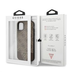 Guess GUHCN61PU4GHBR sobib Apple iPhone 11 6.1", pruun цена и информация | Чехлы для телефонов | kaup24.ee