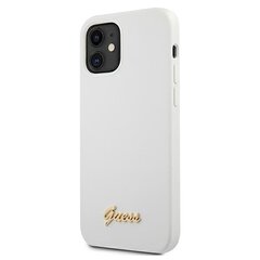 Guess GUHCP12SLSLMGWH для Apple iPhone 12 mini 5,4", белый цена и информация | Чехлы для телефонов | kaup24.ee