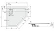 Dušialus Sanplast Space Line BPK/Space 100x100x3, libisemiskindla pinnaga, matt grafiit цена и информация | Dušialused | kaup24.ee