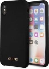 Guess GUHCPXLSGLBK sobib Apple Iphone X, must цена и информация | Чехлы для телефонов | kaup24.ee