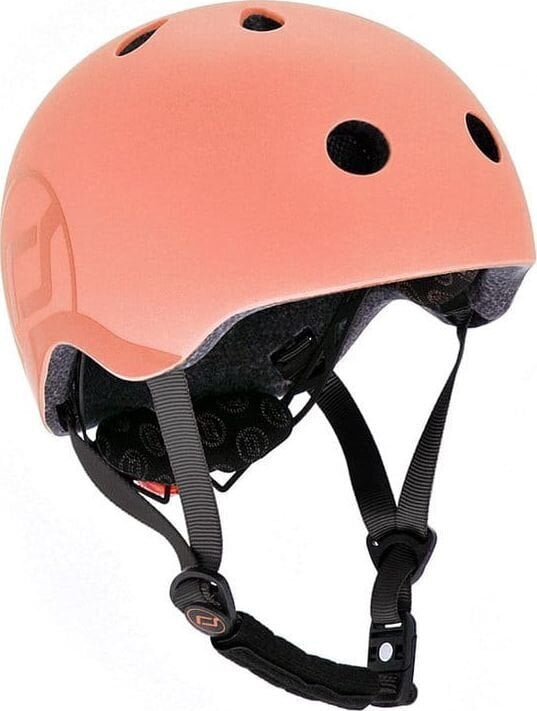 Laste jalgrattakiiver ScootAndRide Peach, suurus S-M, oranž цена и информация | Kiivrid | kaup24.ee